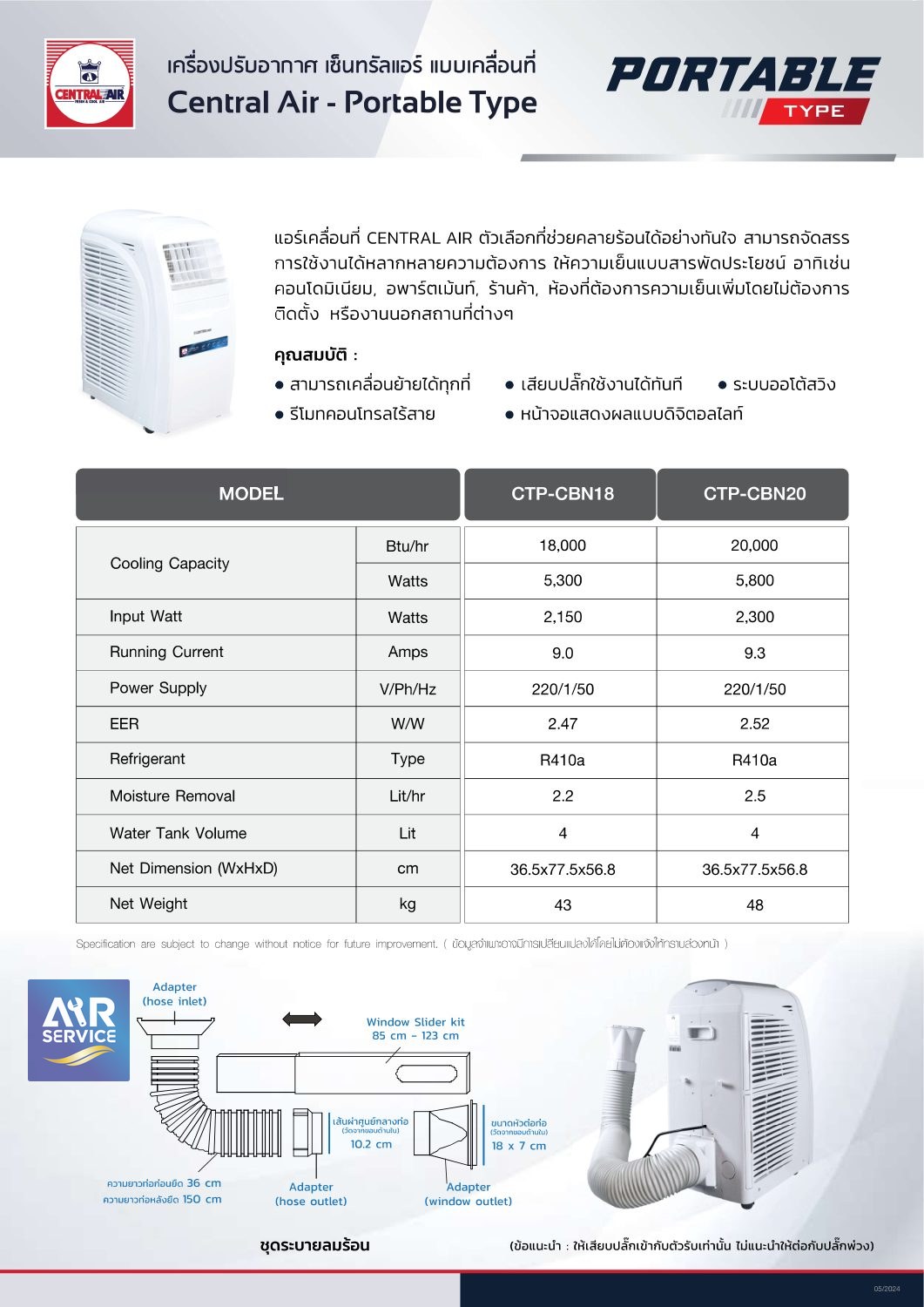 โบรชัวร์ แอร์ Central Air CTP หน้า 2